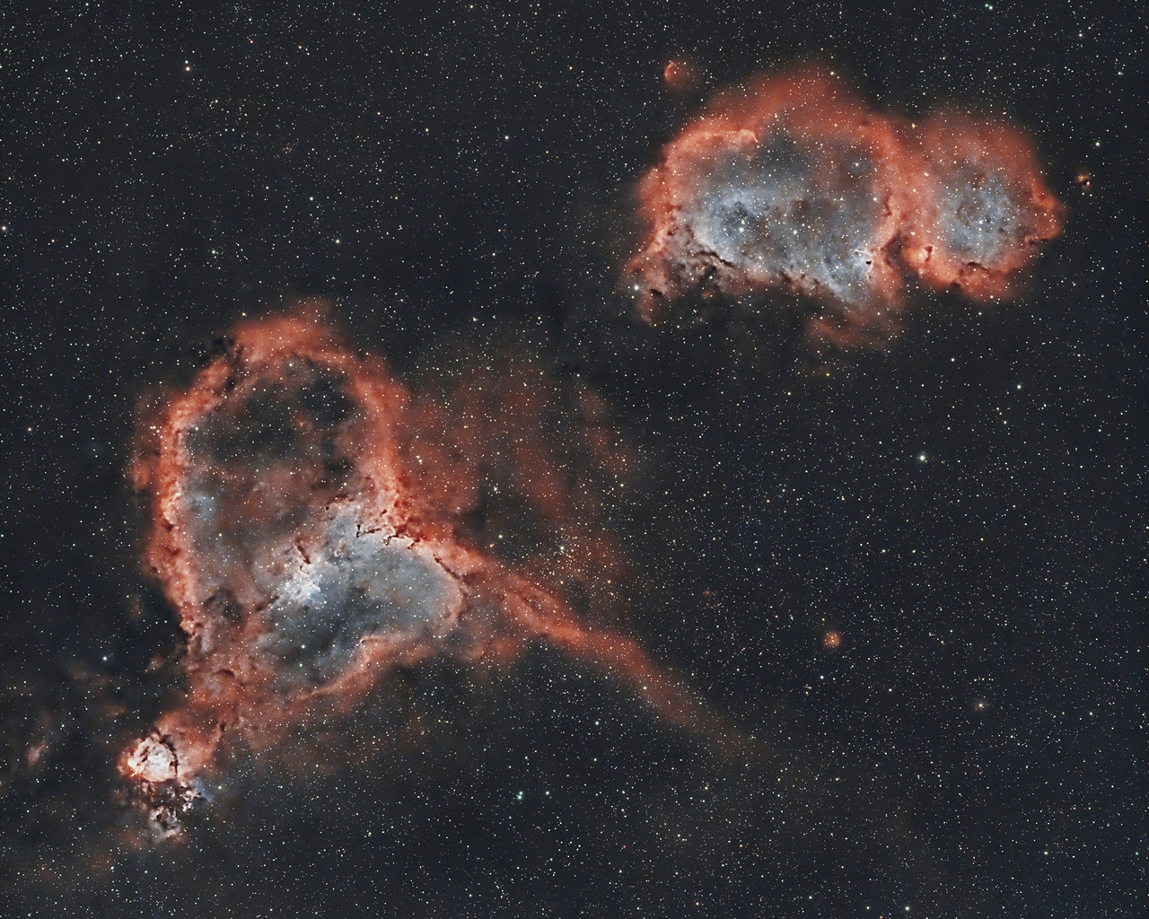Heart and Soul Nebulae