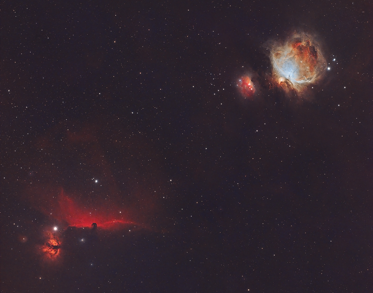 Horsehead and Orion
